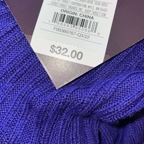 Ava & Viv Blue Spring Open Layering Duster Sweater - Picture 4 of 4